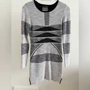 SHEIN optical illusion, bodycon hourglass sweater dress